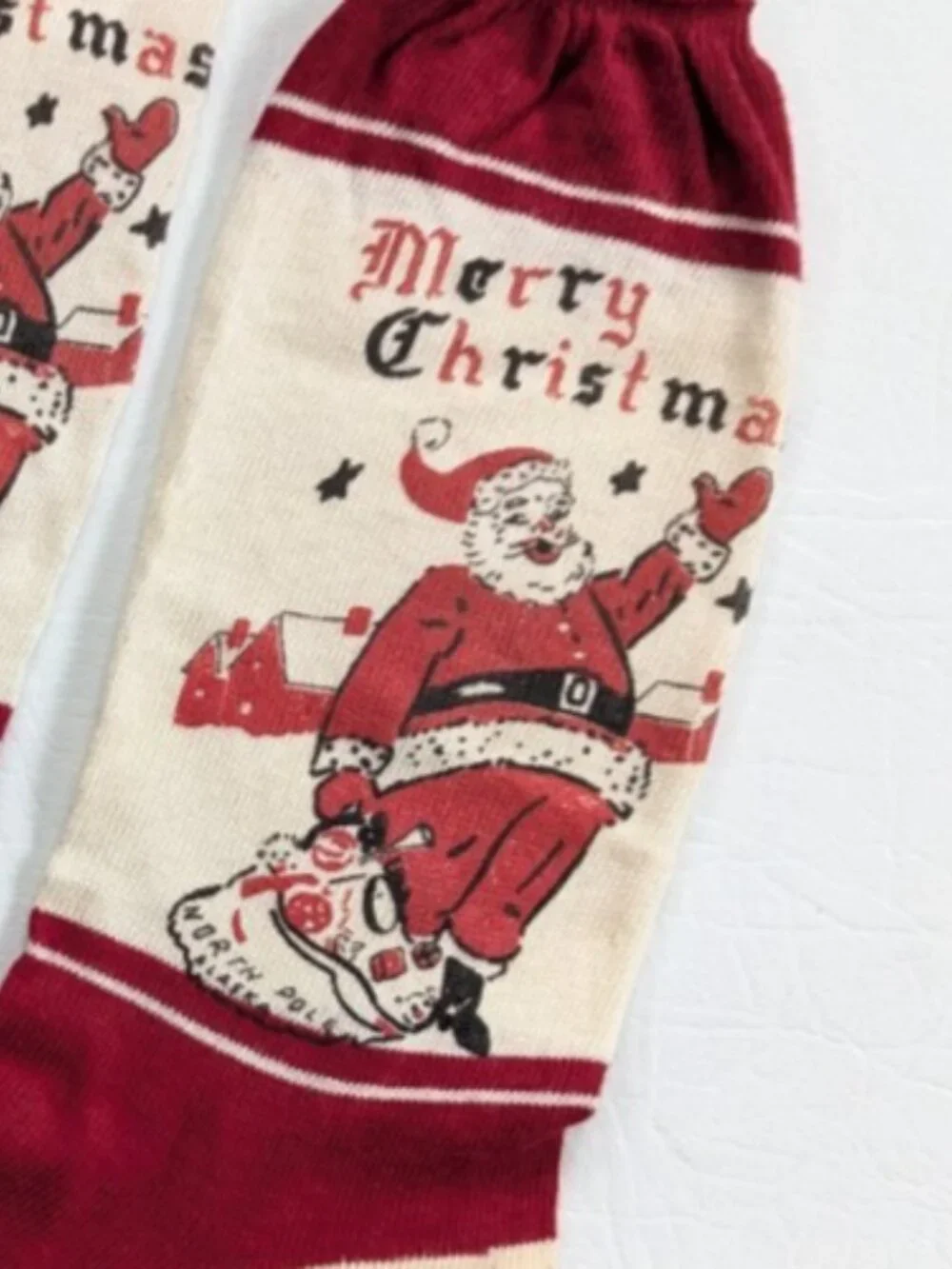 NWT Vintage 1950's Childrens Christmas Socks